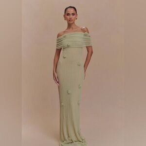 Meshki Brynn Orchid Knit Maxi Dress